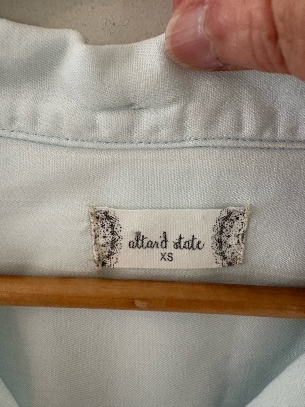 Altar’d State Tencel Button Down Shirt. Size XS. - Picture 2 of 10